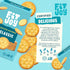 3-Pack, 7 Oz FitJoy Grain Free Crackers in Classic (Salt) Flavor - Round Party Crackers without Gluten, Non-GMO Project