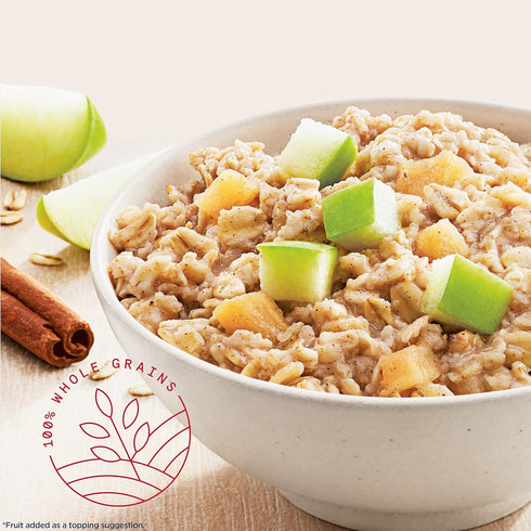 Packets (48 Count 1.51 oz Packets), 72.48 oz Quaker Instant Oatmeal, Apples and Cinnamon, Individual