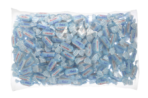 1 2.2 Lbs (1-Pack) Sperlari "Anice" Anise Hard Candy Bulk Bag, Individually Wrapped Italian Sweets, Kg / Bag