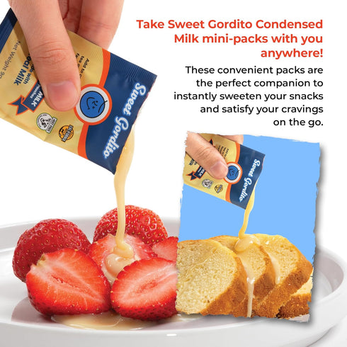 (15 pack) 15 9g Condensed Milk Sachets Ziplog - Ideal for coffee! Each Ziplog contains sachets of of delicious