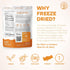3.2 3.5 Jungle Powders Freeze Dried Strawberries Organic USDA Certified Strawberry Slices Ounce Bag + Apricot Powder