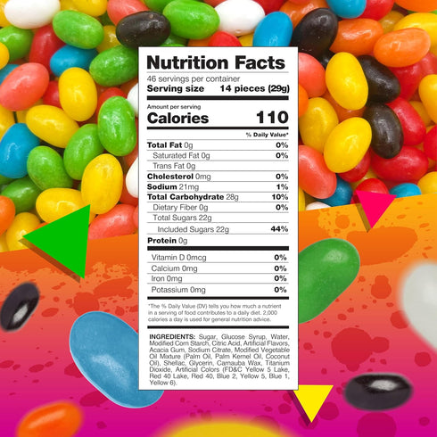 3 Lb Jelly Beans | Bag | Bulk Jelly Beans | Assorted Fruit and Licorice Flavors | Classic Chewy Candy for Gifting