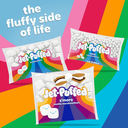 21 oz Jet-Puffed S'more Vanilla Marshmallows, Bag