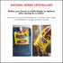 Squeeze Me Honey Packets 100% 5 1oz Individual Single Serve - Resealable Honey For Tea Coffee Sweetener - Pure Raw