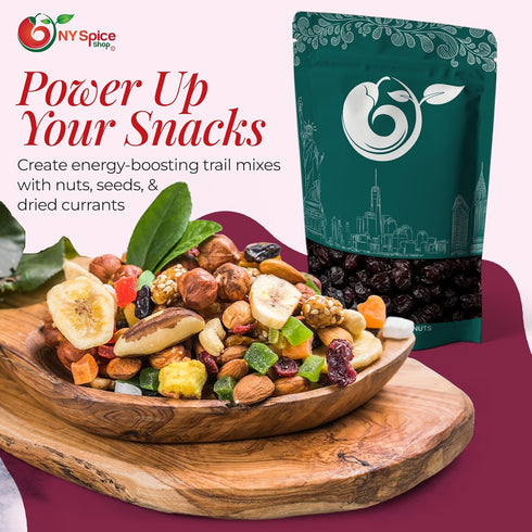 5 NY Spice Shop Currants Dried Fruit - Pound Currant Raisins - Dried Currants for Baking - Naturally Dried Red Currants