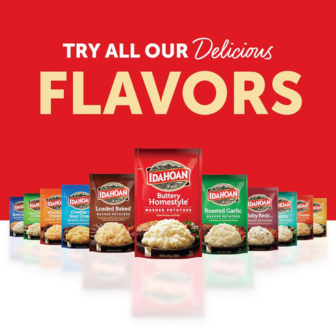 4 oz (Pack 12) Idahoan Buttery Homestyle Mashed Potatoes