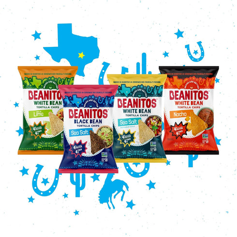 (6 Pack) 5 oz Beanitos Black Bean Chips - Original Sea Salt - Bag - Black Bean Tortilla Chips - Vegan Snack with Good