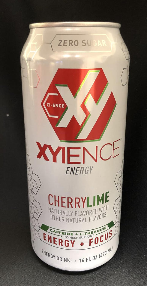 Xyience Cherry Lime Energy Drink, 16 Ounce (8 Cans)