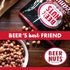 46oz (Pack 1) BEER NUTS Original Peanuts - Sweet & Salty Bar Nuts - Gluten Free, Kosher, Low Sodium Peanut Snacks Made