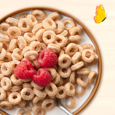 8.6 oz Cascadian Farm Organic Purely O's Cereal, Made with Oats and Barley, Vegan