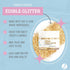 Sweets Indeed Edible Glitter, Perfect for Drinks, Cocktails, Beverages & Cake Decorating, Dessert Cake Topper, 4 grams