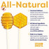 1.5-inch (16 Count (Pack 1), Sparko Sweets Honey Dipper Lollipops, Made in USA, No Artificial Ingredients, No Corn