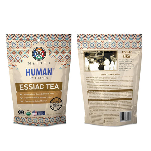 8 20% 4 oz MEINTU Organic Essiac Tea Herb Powder Formula Sheep Sorrel with Root - Stand-Up Airtight Zipper Pouch