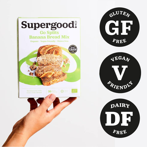 Supergood! Bakery 250 Supergood Go Splits Banana Bread Mix, GR