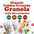 12 Food to Live Organic Golden Crunchy Granola with Strawberries, Ounces Handcrafted, Great for Breakfast Cereals
