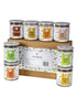 Set 8 450 Loose Leaf Herbal Tea Premium Herbs - Up to Cups - Ginger, Turmeric, Lemongrass, Moringa, Cinnamon, Orange