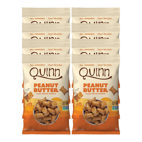 Quinn Gluten Free Peanut Butter Filled Pretzel Nuggets - Made with Real