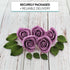 14-Piece Set (5 9 Global Sugar Art Wedding Cake Decorations Premium, Realistic Lavender Sugar Flower Cake Topper Roses