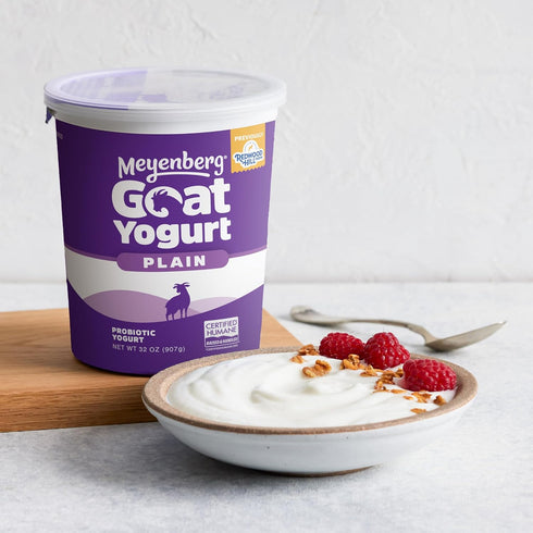 32 Meyenberg Goat Dairy, Yogurt Goat Plain, Ounce