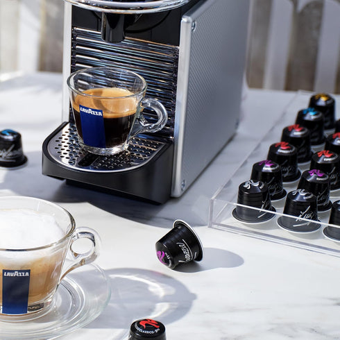 Pack (60 Lavazza Espresso Variety of Aluminum Capsules Compatible with Nespresso* Original Machines, Contains Light