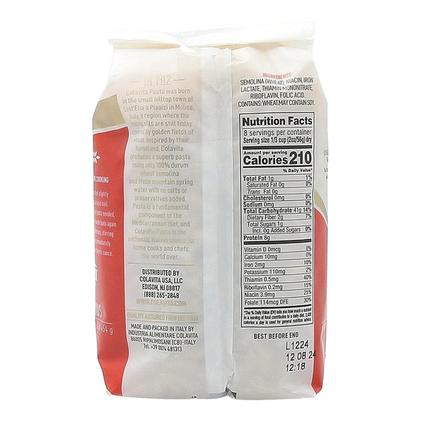 Elbows, 1 Pack 20 Colavita Pasta - Pound
