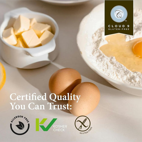Cloud 9 Specialty Bakery 9 454 Cloud Gluten Free Baking Flour, All Purpose Gluten Free Flour for Baking Cakes, Cookies