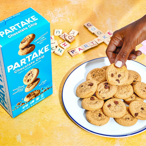 9 (1 Pack, 5.5oz Gluten Free Partake Soft Baked Chocolate Chip Cookies - Vegan - Free From the Top Allergens Including