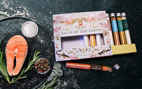 8-Pack Set eat.art Salt of the Earth | Exotic Salt Collection from Around the Globe | Gift