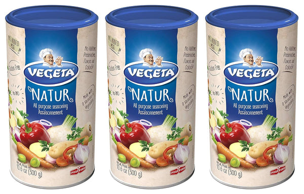 Podravka Vegeta Natur Seasoning, 10.6 oz x 3 (3 pack) By Egourmet