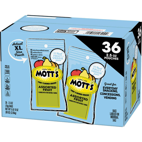Mott's Fruit Flavored Snacks, 90 Oz