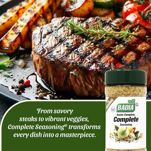 12 oz Badia Complete Seasoning All-Purpose Spice Blend of Garlic, Onion, Salt, Pepper, Herbs & Spices - Savory
