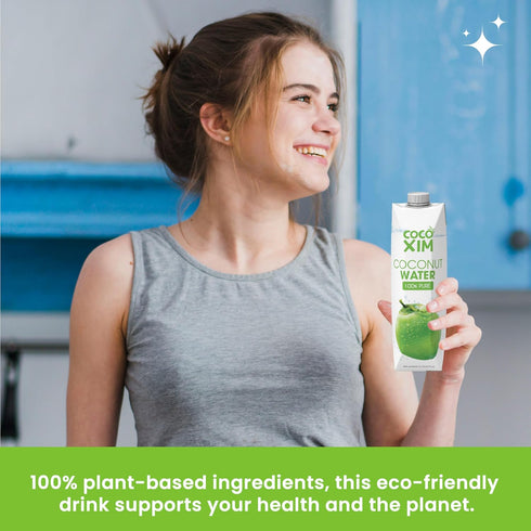 33.8 oz (Pack 12)| |100% COCOXIM Ready to Drink Pure Coconut Water - of Zero Added Sugar Natural & Fresh