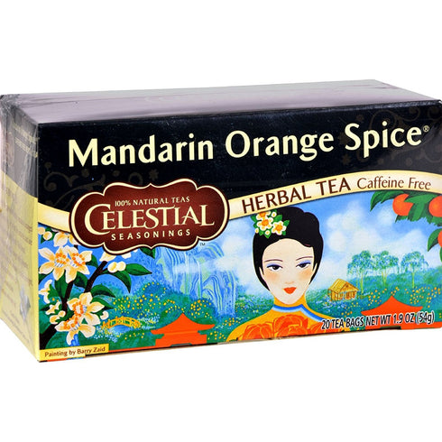 Celestial Seasonings Herbal Tea Caffeine Free Mandarin Orange Spice - 20 Tea