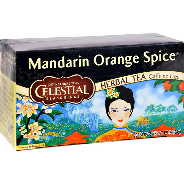 Celestial Seasonings Herbal Tea Caffeine Free Mandarin Orange Spice - 20 Tea