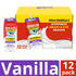 1% Omega-3, 8 oz, 12 Pack Horizon Organic Shelf-Stable Low Fat Milk Boxes with DHA Vanilla, fl