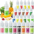 Food Flavoring Oil - 24 Liquid Lip Gloss Flavoring Oils for Lip Balm, Baking, Cooking, Soap, Slime Making - .25 Fl Oz