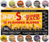 InfuSio Flavored Coffee Pods Variety Pack 96 Count, 12 Gourmet Medium Roast
