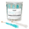 Light Blue and White Rock Candy Sugar Sticks - 36 Individually Wrapped