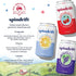 3 Pack, 12 Oz Pack 24 Spindrift Sparkling Water, Americana Flavor Variety Made with Real Squeezed Fruit, Fl Cans