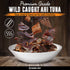 9g Omega-3's (10 pack, 0.50 oz) Kaimana Jerky Ahi Tuna Sampler Bundle - All Natural & Wild Caught Tuna Jerky. Made