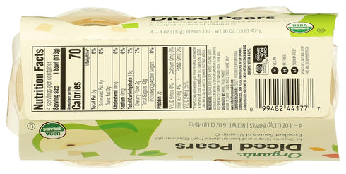 365 16 by Whole Foods Market, Organic Diced Pears, Ounce