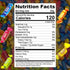 2 140 5 Fruit Chews Candy - Pounds Bulk Bag (Approx. Pieces), Fruit Chews Rolls, Assorted Flavors, Soft & Fruity Taffy