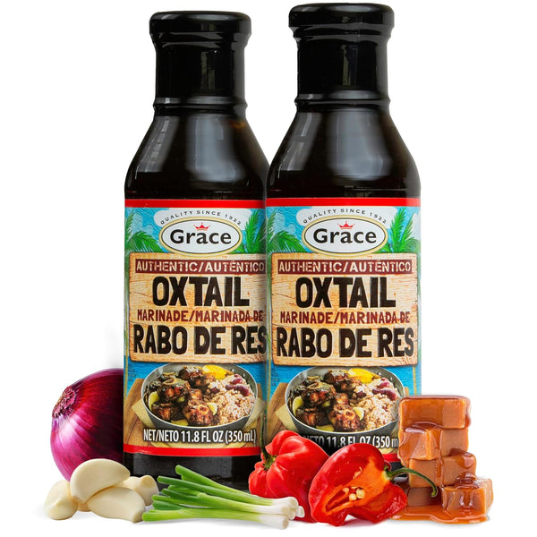 Grace Oxtail Marinade 11.8oz - 2 Pack - Jamaican Oxtail Seasoning &