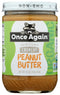Once Again Organic Crunchy Peanut Butter, 16oz - Lightly Salted, Unsweetened -