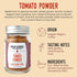 2.5oz Burlap & Barrel Sun-Dried Tomato Powder - Add Deep Umami & Savory Tanginess to Dishes - for Popcorn, Fried