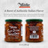 10 oz Packed Vantia Sun-Dried Tomatoes in Oil Jar Imported Italian Tomatoes in Oil, Rich Tangy Flavor for Pasta