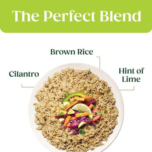 8.5 OZ SEEDS OF CHANGE Organic Brown Jasmine Rice with Cilantro Lime, Organic Food, Pouch