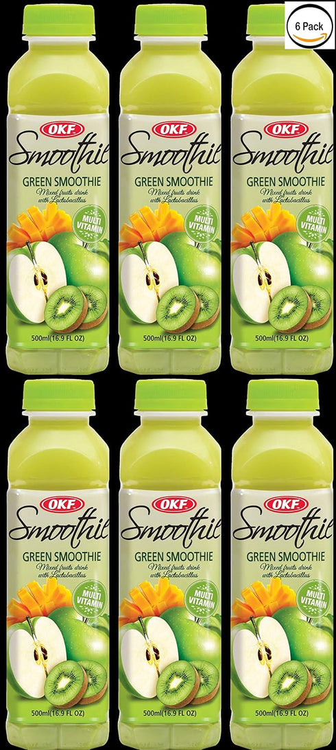 OKF Smoothie, Multi Vitamin Premium New Drink, 16.9 Fluid Ounce (Green Smoothie,