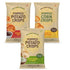 Sun Baked Snacks Popped Crisps Variety Pack Mexican-Style Street Corn, Original BBQ,