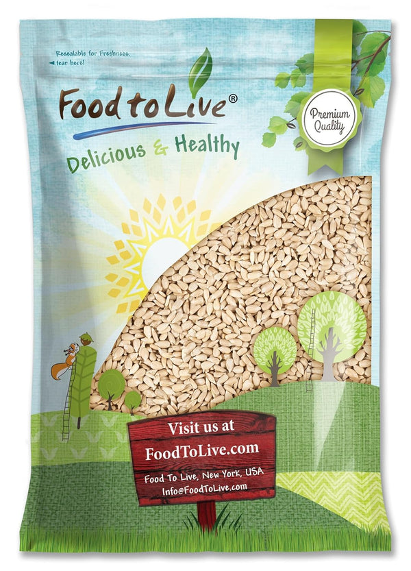 Food to Live Sunflower Seeds, 8 Pounds Non-GMO Verified, Kernels, No Shell,